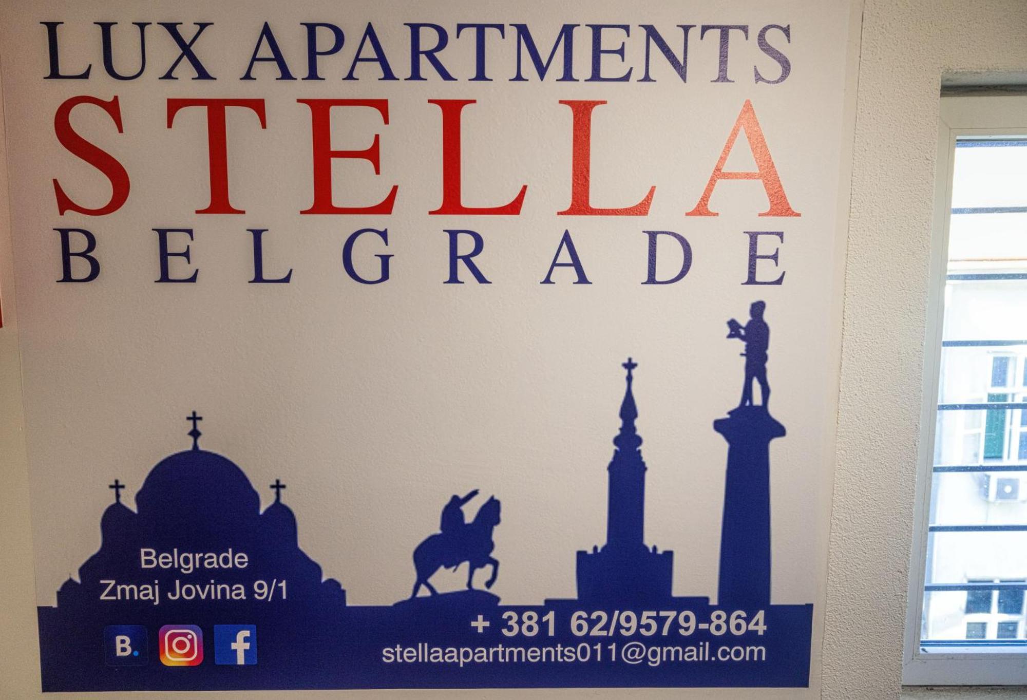 Stella Apartments Beograd Eksteriør billede